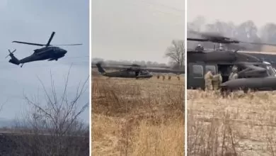 Un elicopter american a aterizat pe un câmp - MApN nu a dat explicaţii